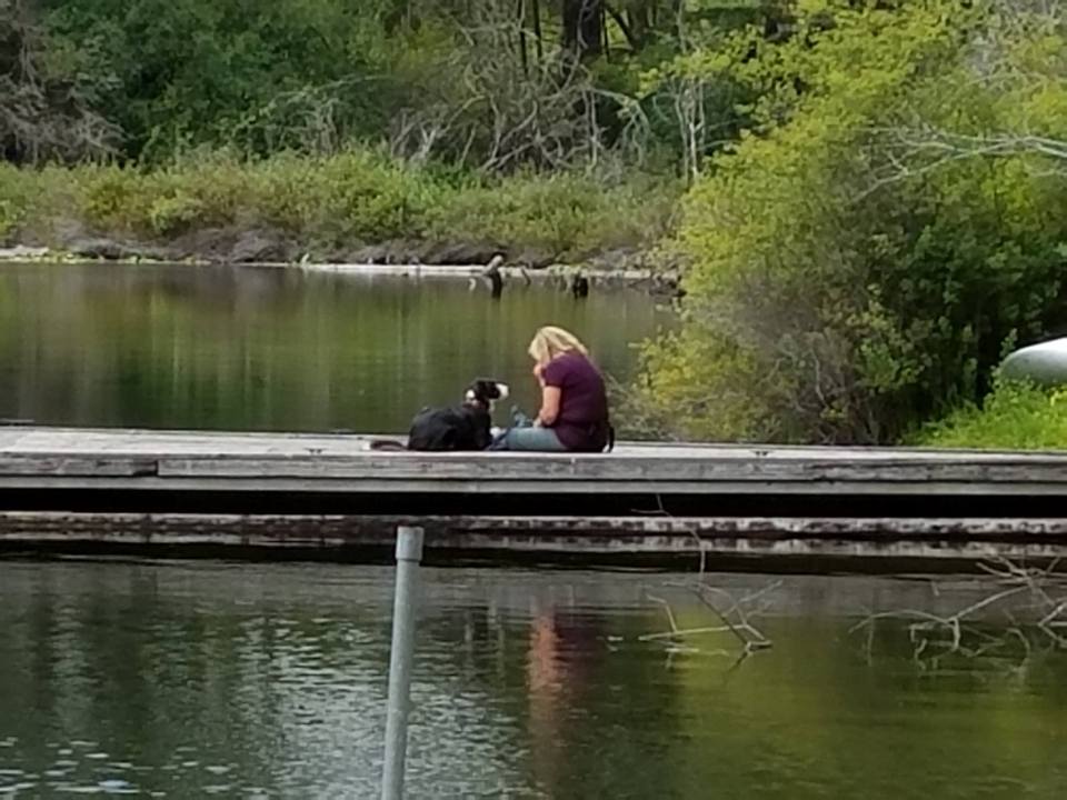 Camm &amp; Me at Lake